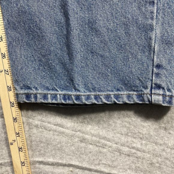 Carhartt Jeans Men's 42x29 Blue Distressed Faded Denim‎ Workwear American - Picture 4 of 11